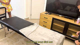 Stepmom Joins Stepson and Girlfriend for Hot Threesome - Big Booty Latina MILF Action