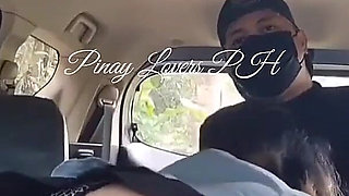 Pinay Teacher Fucked in the Car Lucky Fan Fucked