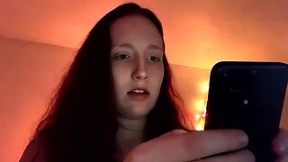 Teen solo fun masturbating when home alone
