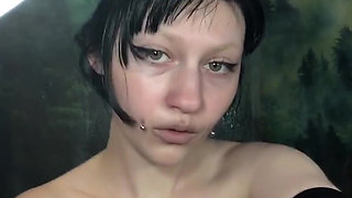 Playing with Her Virgin Pussy for the First Time and Fucking with a Huge Dildo