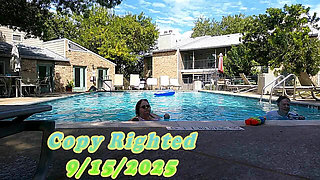 BBW Nurse Vicki Play Time in the Pool with Handsome Harry