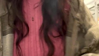 Walmart Wonders: Brunette's Public Tease Compilation