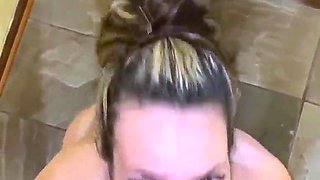 Amateur girlfriend homemade pov blowjob