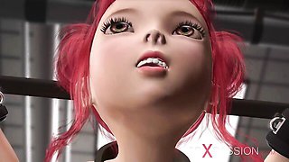 Classy dame - pigtails schoolgirl movie - 3DXPassion