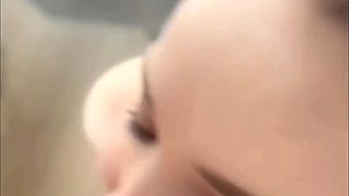 Blondie lifted her skirt for him to put his dick in POV