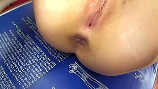 Small titted teen analled in the sun
