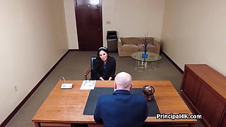 Principal Tries On Mature Teachers Juicy Twat