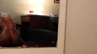 Exotic african nurse shakes ass like a pro