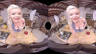 Rachele Richey Kitchen: Big Tits, Blowjob  Blonde VR Porn
