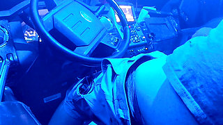 Blowjob in My Truck Cum in Mouth