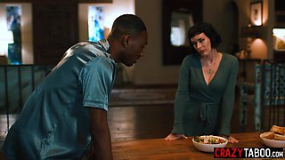 Horny Olive Glass interracial 3some orgy