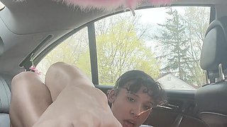 Playing with This Pussy in the Church Parking Lot