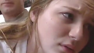 Cute teen getting pussy banged
