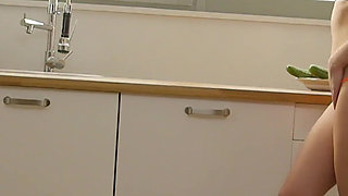 Anal Veggie Stuffing for Young Alysa Gap