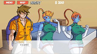 Japanese schoolgirl enjoys a wild time with a Bad Dragon dildo in this anime hentai adventure