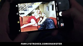 Familystrokes - sexy young zoe loves her step-fathers knob