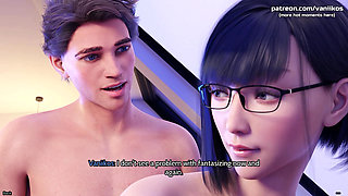 Freshwomen - Petite 18yo Asian School Girl with Glasses Fucked Doggy Style and Pussy Creampied - 3D Animated Porn Game - Part 6