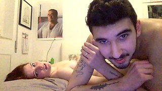 Italian couple on webcam