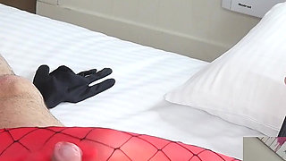 Elena Clarck Full Red Encasement Sex