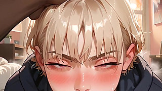 Petite babe deepthroats giant BBC