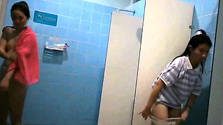 Sexy black amateur caught taking a shower on hidden cam