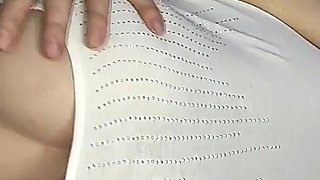 He Ripped My Top and Cum on My Boobs