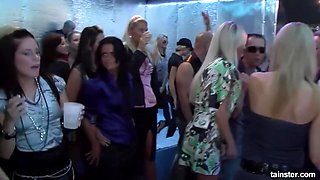 Drunk Sex Orgy With Horny Milf In The Club