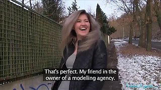 Public agent nice russian likes porno for cash
