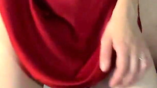 Super mistress ties up her man and gives him a great blowjob.