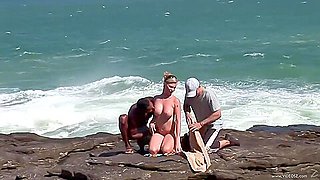 Tarra White Interracial Sex On The Beach