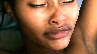 Super Tiny African 19yo Teen Gets Her First White Dick and Facial