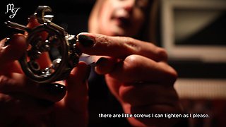 Inflatable Plug, Chastity, Controlled Cum, Swallow! POV JOI CEI - Mistress Julia