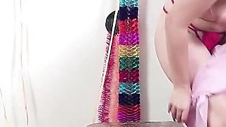 Hot Wife Blowjob, Footjob and Fucking in Carnival Gloryhole