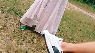 Cumming in My Stepmom's Mouth in the Park