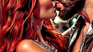 Redhead Ravenna and Isaac Sex in Biker Party, Deep Throat Sucking Dick, Big Tits Curvy Woman, Creampie Anal Hard Sex