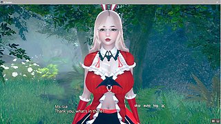 Cherry Santa goes wild on a desert island in this hentai adventure
