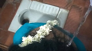 Foreplay with House Owner at Bathroom