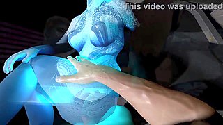 Cortana loves my sausage in a wild 3D hentai fantasy