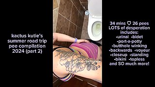 Summer Road Trip Pee Compilation Part 2