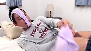 Japanese teen blowjob with creamy mustache