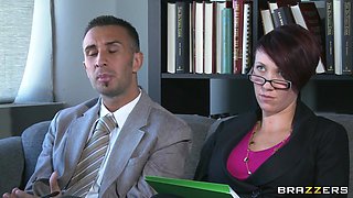 Blowjob Interview With Krissy Lynn, Keiran Lee - Brazzers