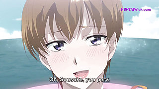 Beach Sluts Exposed, Fucked Loud in the Public Beach Cabin - Hentai Anime(ENG Sub)