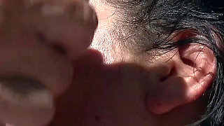 Tattooed MILF Gets Surprised While Sunbathing