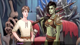 Cartoon fantasy with a legendary twist and a happy ending