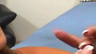 Busty big ass babe with tattoos fucked and milked from BBC on the bed