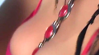 Two Latina Lesbians in the Pool