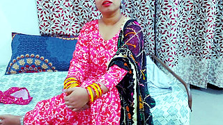 Hot XXX Stepmom Fucked Hard Until Orgasm with Hindi Audio with Dirty Talk Stepson Seducing at Home