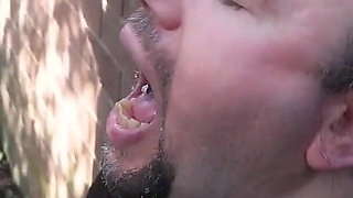 Using a Stranger as Her Ashtray