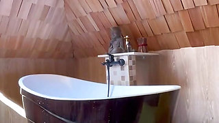 Busty Monika Fox Washes Herself In Bath
