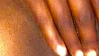 African Girl Teenager Licking Her Tight Pussy Until It Drips